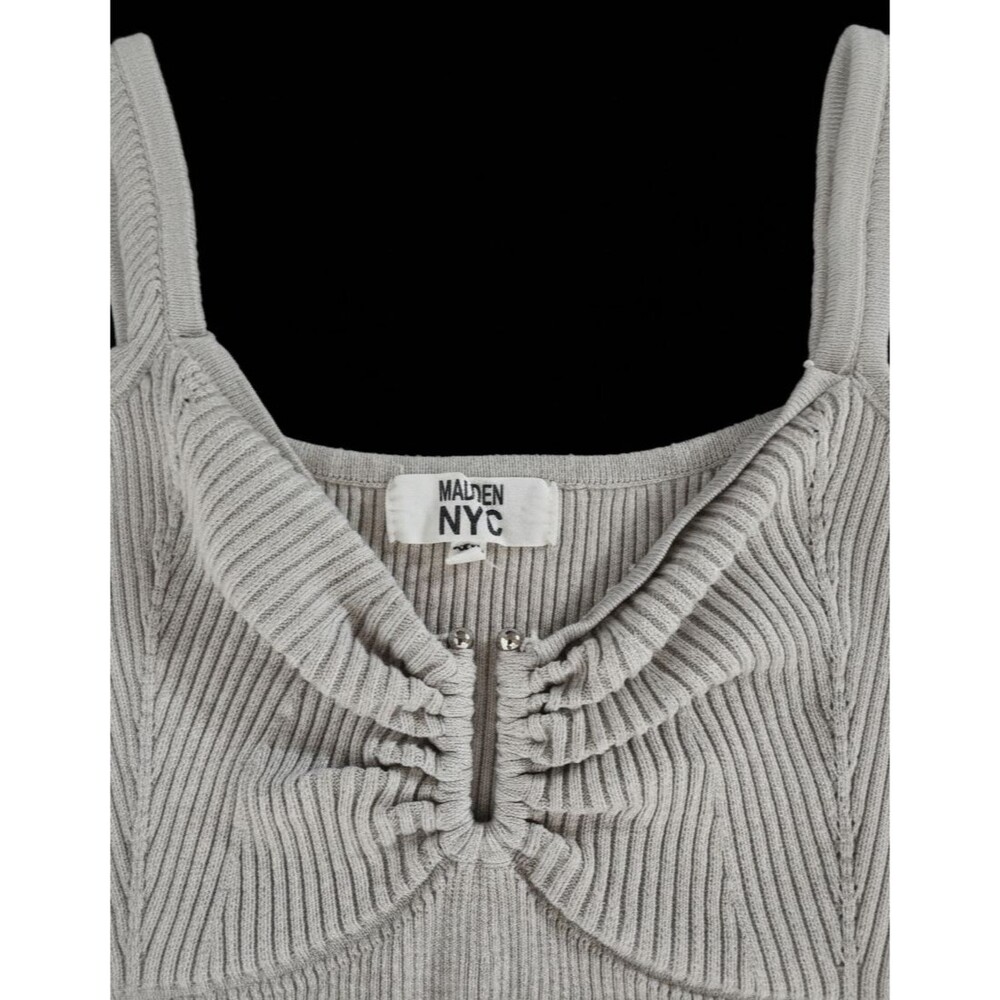 ⭐Steve Maden Oatmeal Knit Bodycon Long Sleeve Dress (Size: XXL)⭐ - Picture 4 of 4